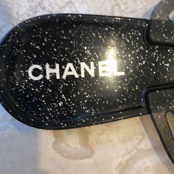 Chanel Camelia flip flop jelly sandal sz 40 - Picture 3 of 7